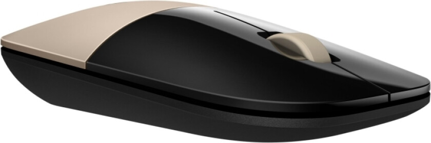 Z3700 - Mus - blå LED - trådløs - 2.4 GHz - USB trådløs mottaker - gull