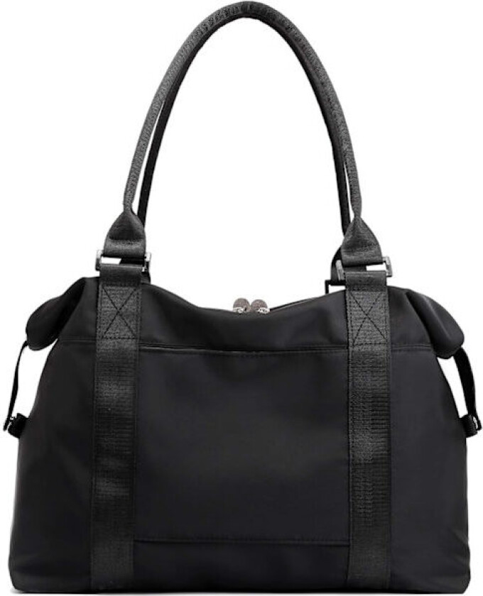Bæreveske for håndbagasje, sportsbag, treningsbag, reisebag, duffelbag, svart