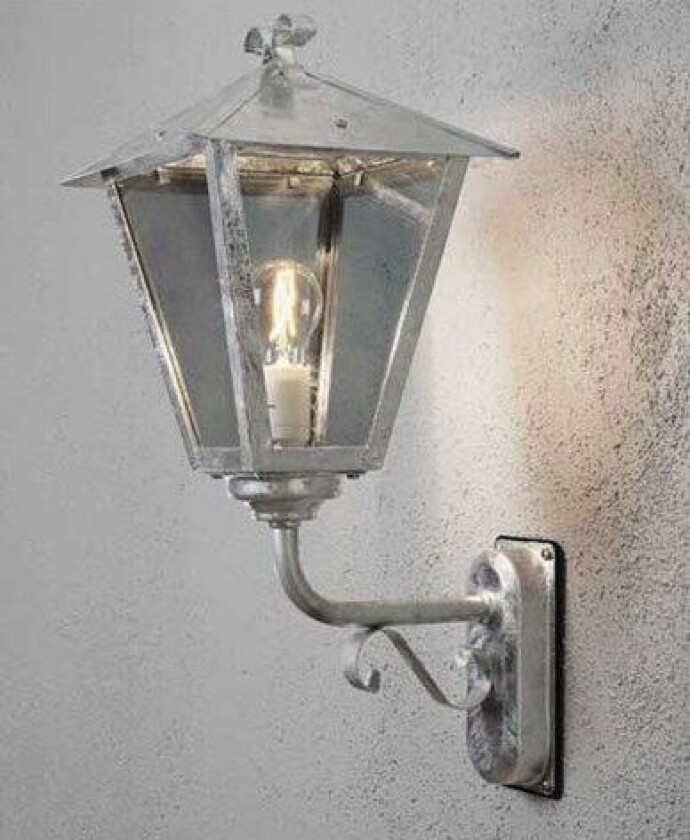 Benu vegglampe, opp. 434-320. Galvanisert