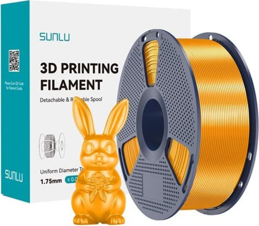 PLA+ silkefilament (messing)