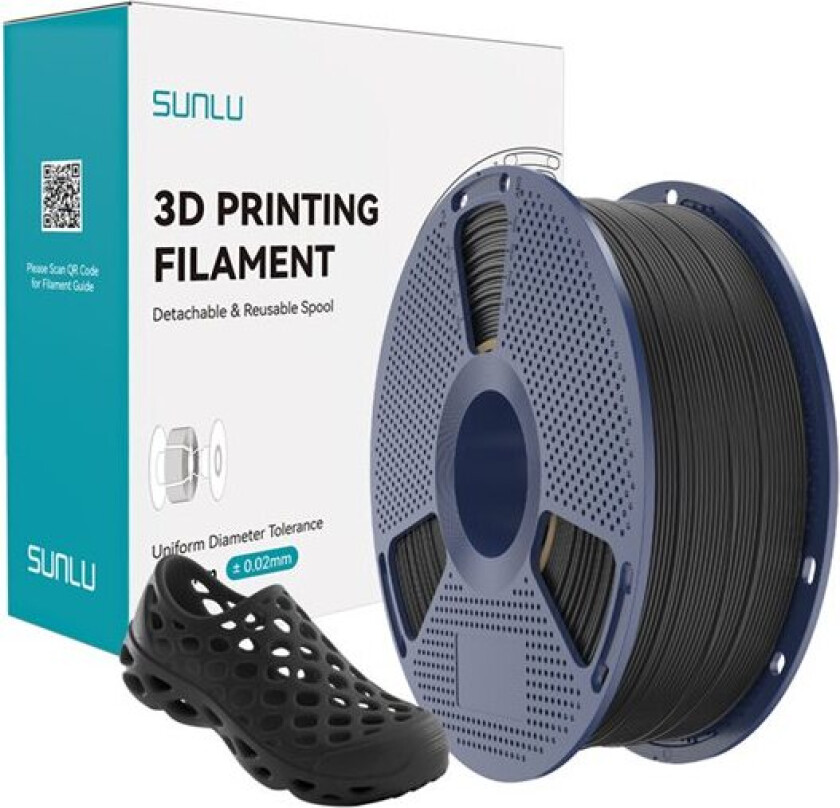Bilde av TPU 95A Filament (svart)