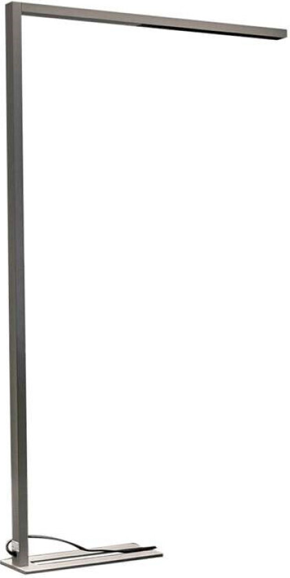 LED-kontorgulvlampe, justerbar lysfarge og sensor