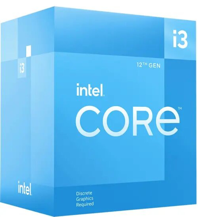 Bilde av Core i3-12100F 12M Cache, up to 4.30 GHz