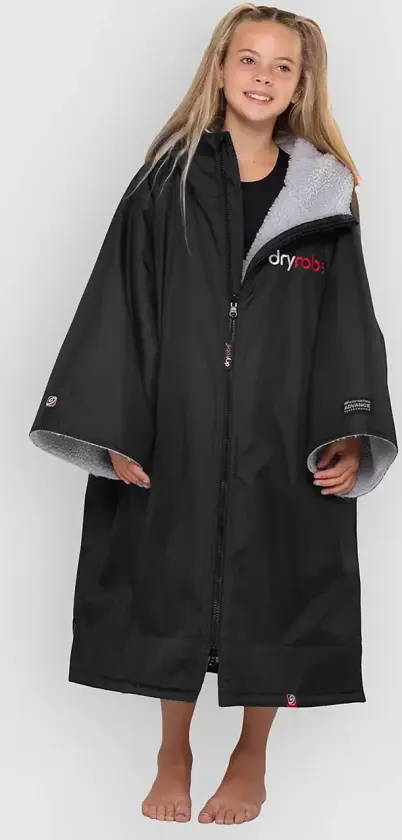 Advance Long Sleeve Kids 5-9 Poncho svart