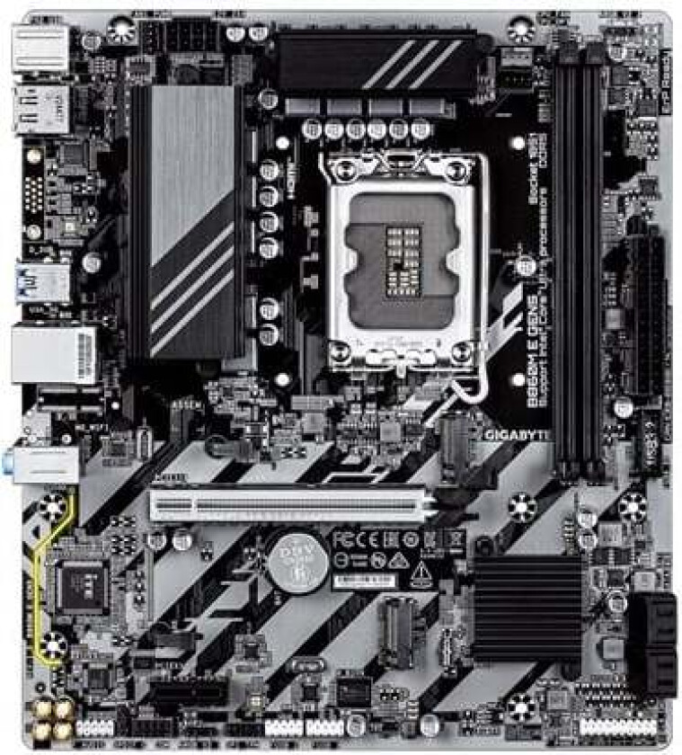 B860M E GEN5 - motherboard - micro ATX - LGA1851 Socket - B860 Hovedkort - Intel B860 Express - Intel LGA1851 socket - DDR5 RAM - Micro-ATX