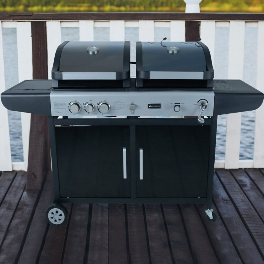 Kombinert gass- og kullgrill Savanne