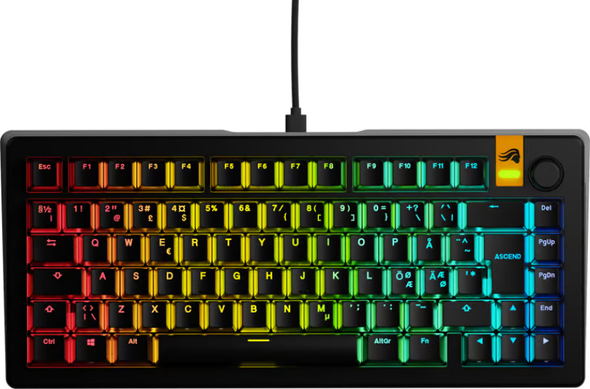 GMMK 3 HE 75% Black - Nordisk - Svart