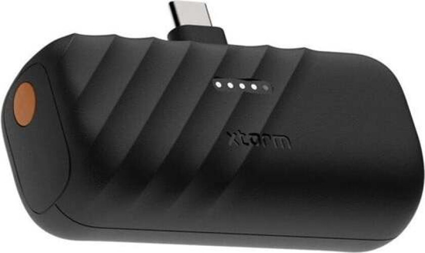 Power Bank USB-C PD 20W 5.000mAh/2xUSB-C Black Nødlader - Svart - 5 Ah