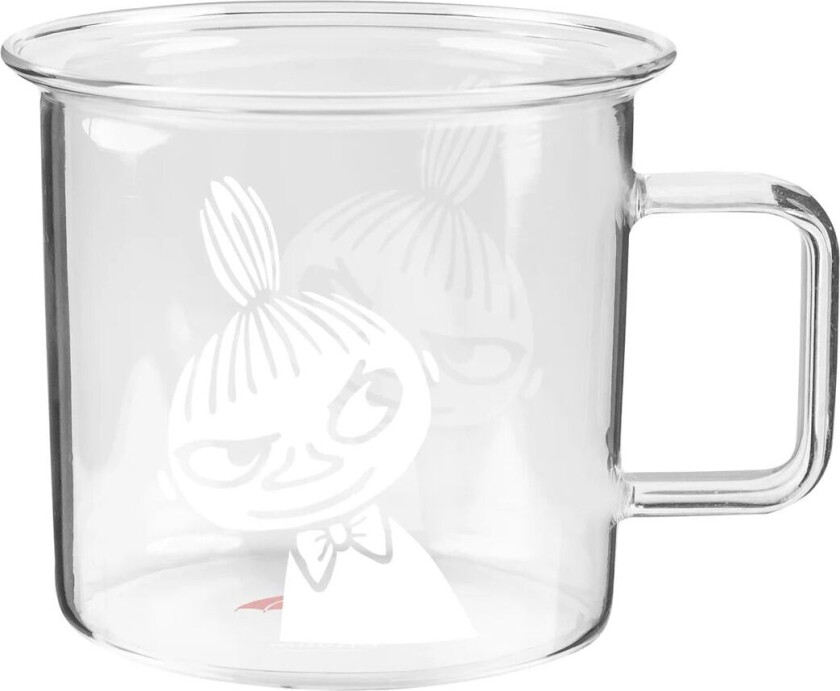 Moomin glasskopper klar 35 cl Little My
