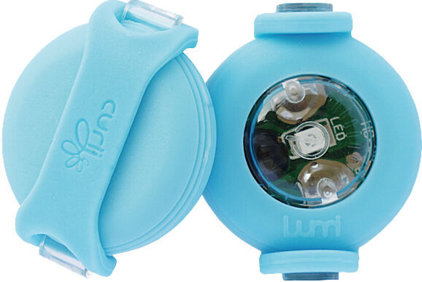 lamp LED cyan 2 pcs.