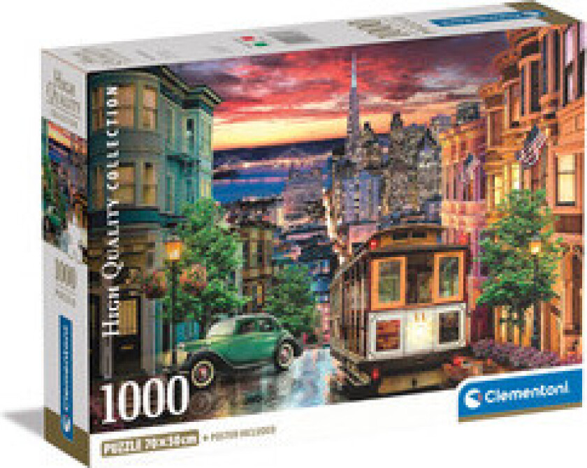 San Francisco, 1000 stykker, By, 10 år