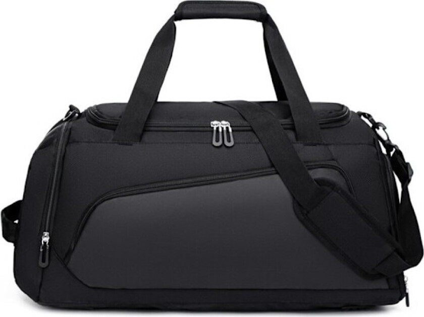 Sportbag, 40 liter, 57 x 26 x 30 cm, Vanntett, Med egne rom for sko og separasjon av våte klær, Romslig, For sport