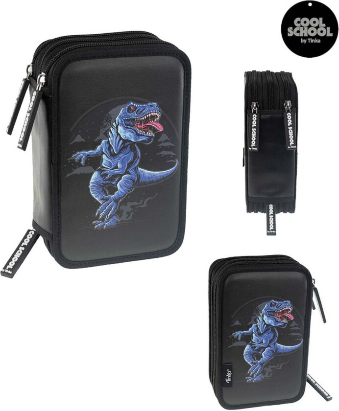Pencil Case Triple T-Rex