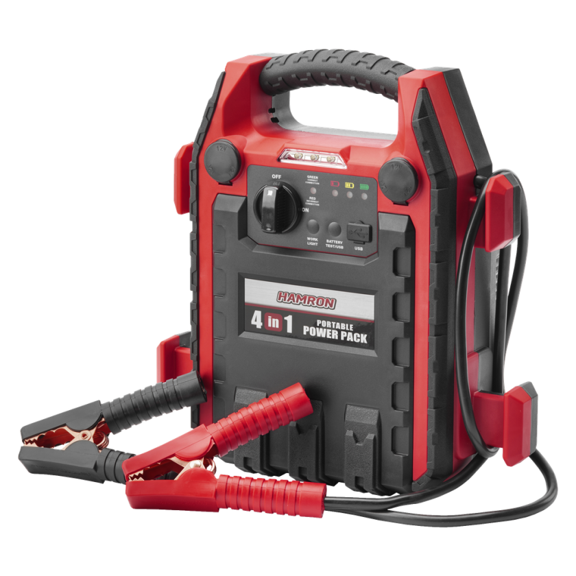 Starthjelp 4-i-1 12 V 17 Ah