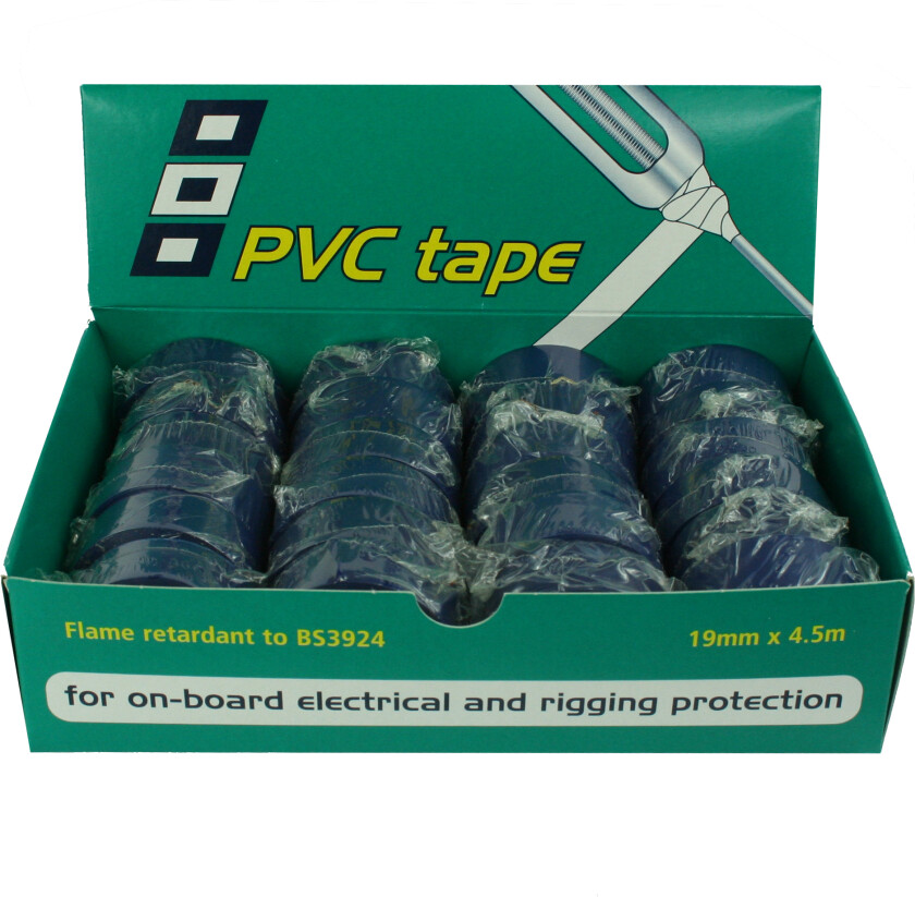 Bilde av PSP Elektrikertape 24 stk - blå - 19 mm - 4,5 m