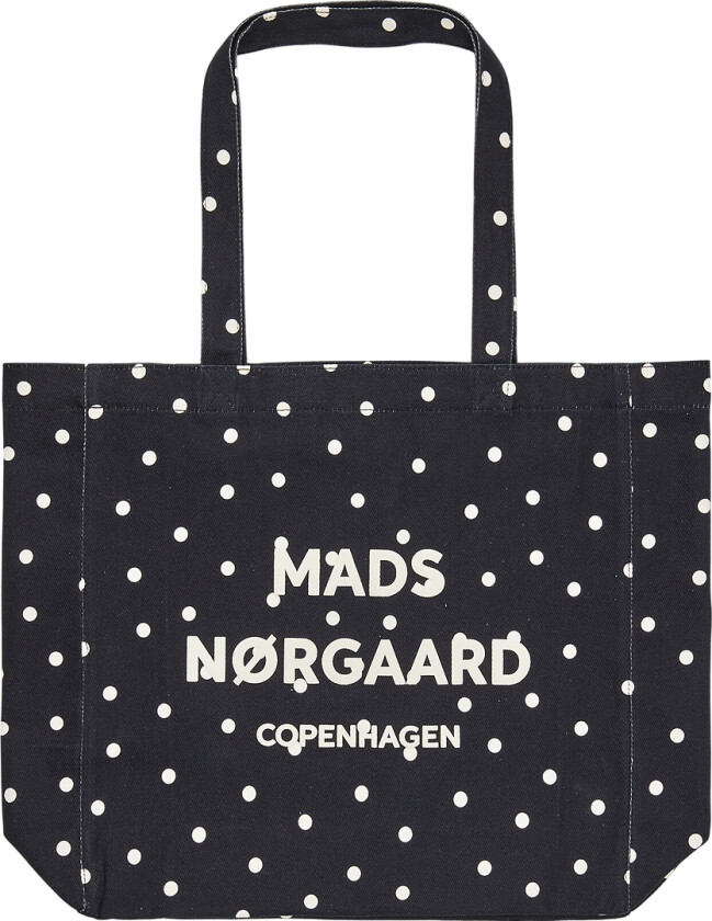 Shopper - Boutique Athen - Dot Aop Black - - OneSize - Veske
