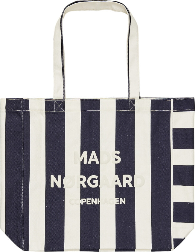 Shopper - Boutique Athen - Stripe Aop Sky Captain - - OneSize - Veske