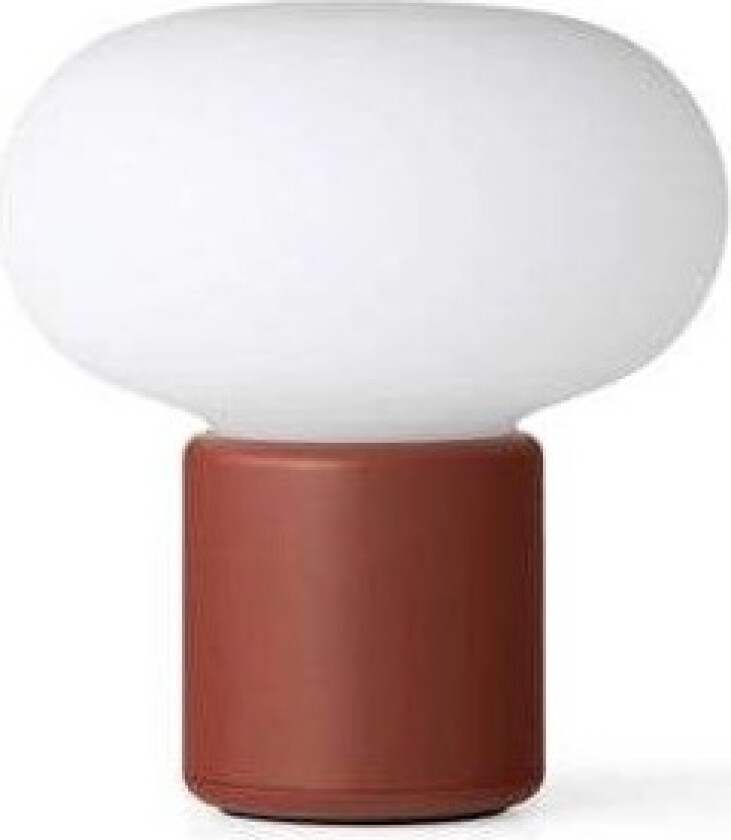 Karl-Johan bordlampe bærbar Earth red