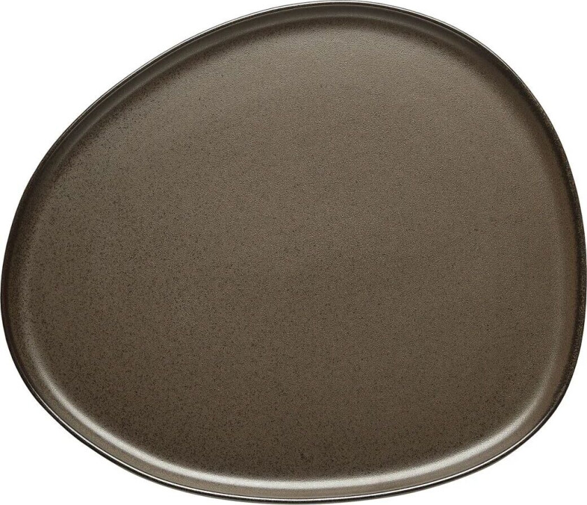 Aida Raw Organic tallerken 29 x 25 cm Metallic Brown