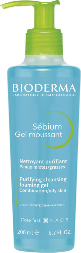 Bioderma Sebium Gel Moussant - 200 Ml