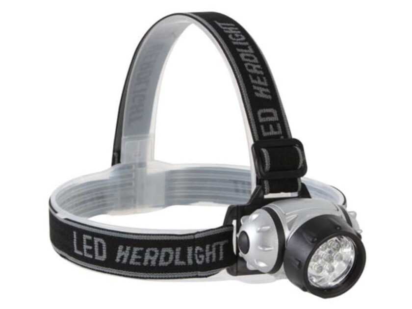 Hodelykt Med 7 Ultrabright White LEDs