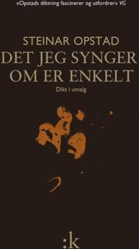 Det jeg synger om er enkelt av Steinar Opstad