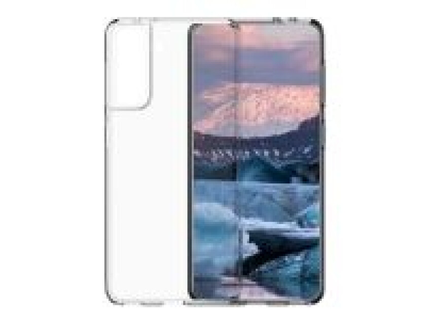 - Bulk - baksidedeksel for mobiltelefon - 100 % resirkulert termoplastisk polyuretan (TPU) - blank - for Samsung Galaxy S21+ 5G