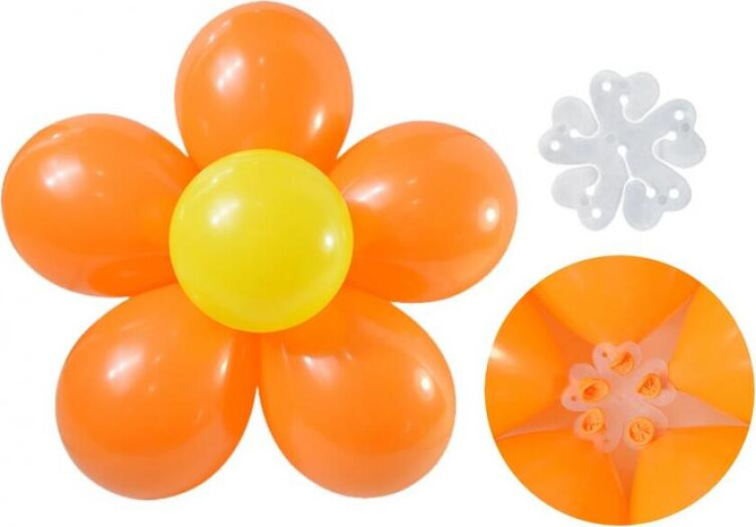 Ballongblomster Dekorasjonsgrep 10 Stk.