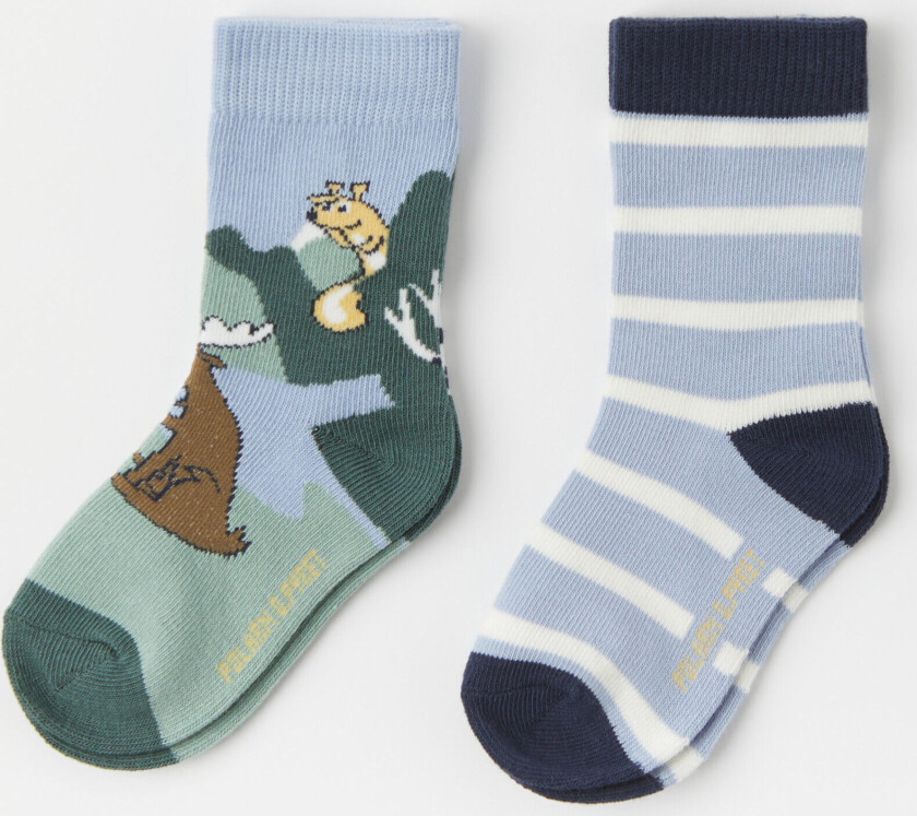 2-pakning sokker mønstrede sokker