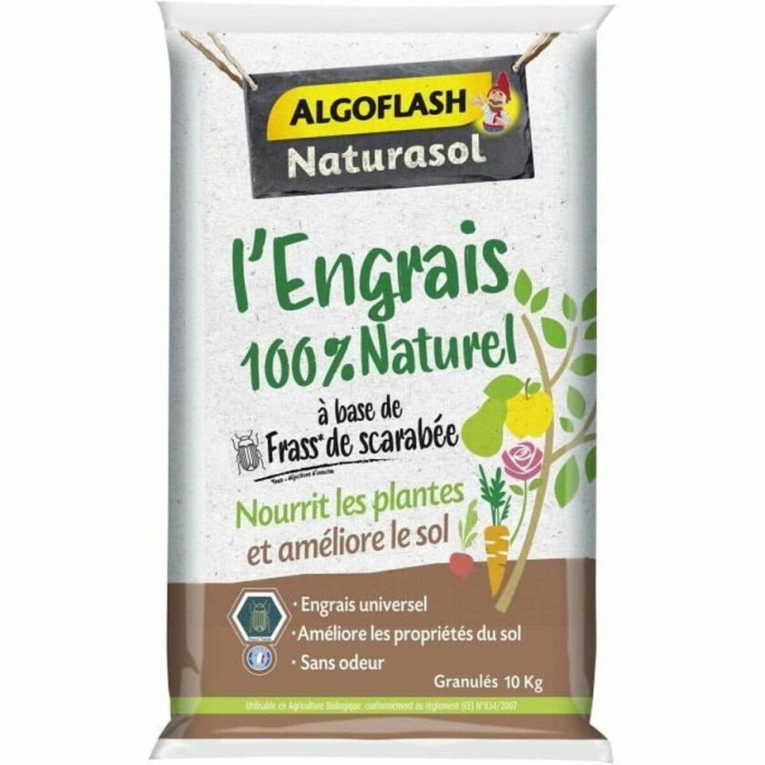 Gjødsel Algoflash Naturasol 10 kg