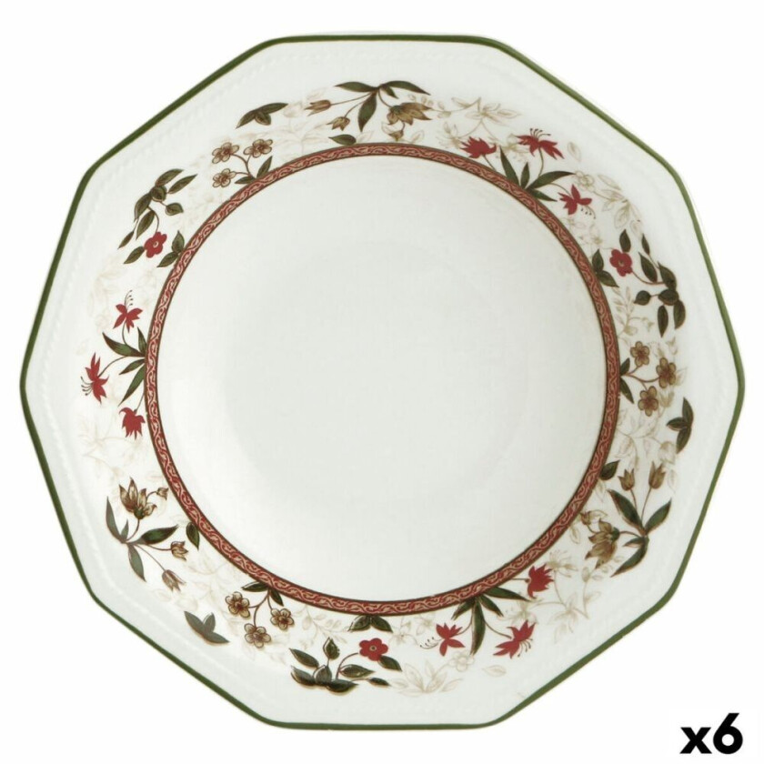 Dyp tallerken Queen's By Churchill Assam Floral Ceramic Edények à 20,5 cm (6 tall)