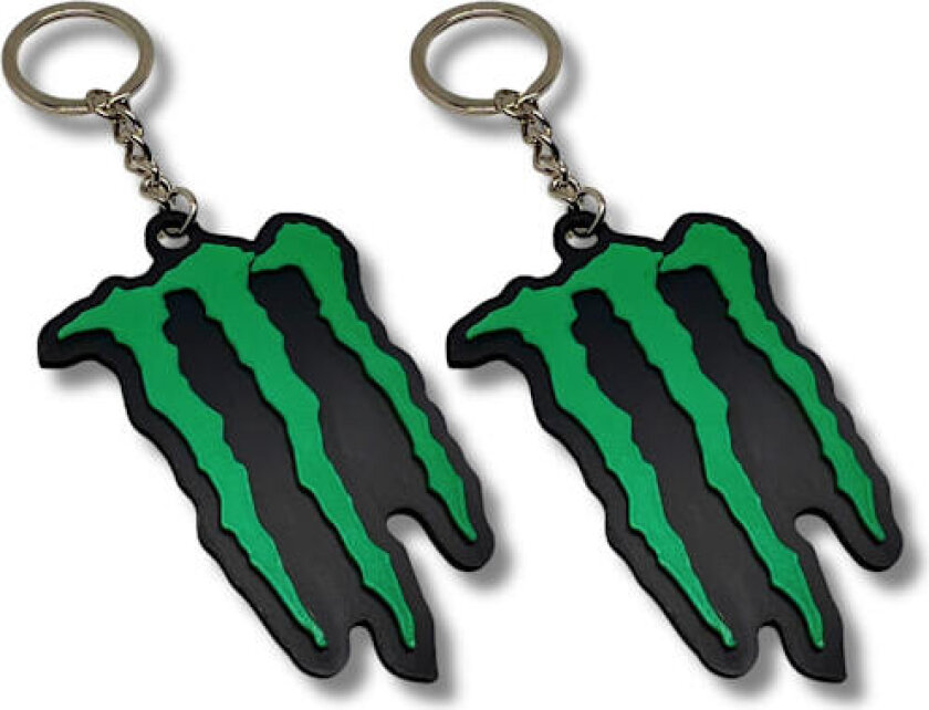 2x Monster energidrikk nøkkelringkjede