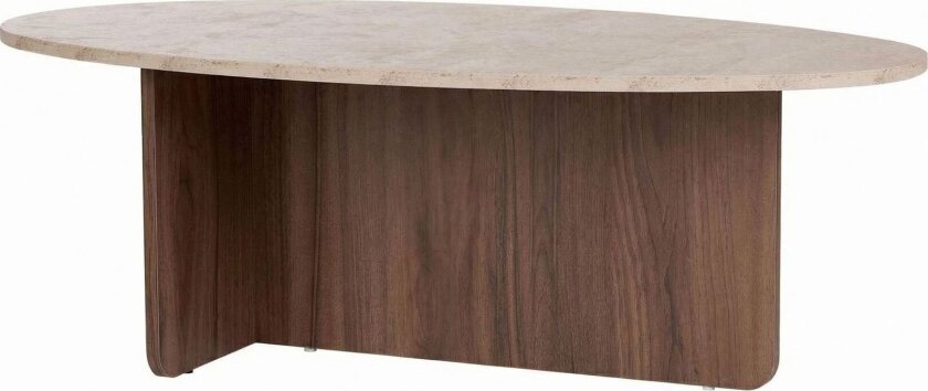 Ceyra Sofabord 120x40x65 cm - Travertine Walnut