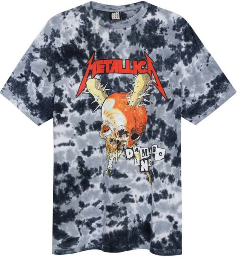 Metallica T-skjorte - Amplified Collection - Damage Inc Tour 1986 - XS til 3XL - Herrer - flerfarget
