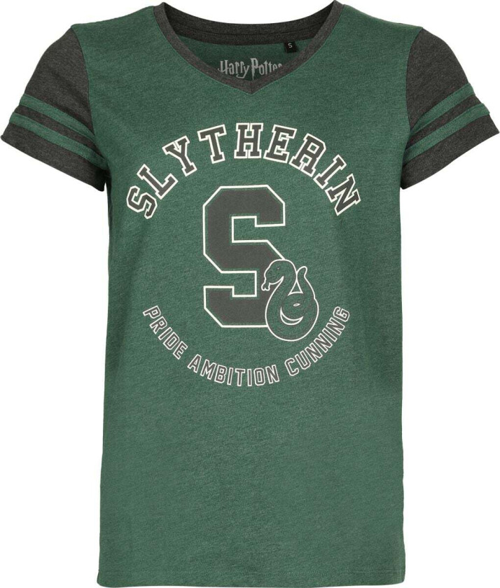 T-skjorte - Slytherin College - S til XXL - Damer - grønn