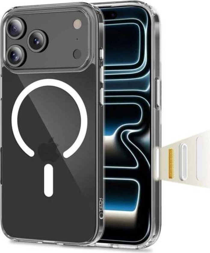 Flexair Hybrid CC MagSafe Case for iPhone 17 Pro Max - Clear
