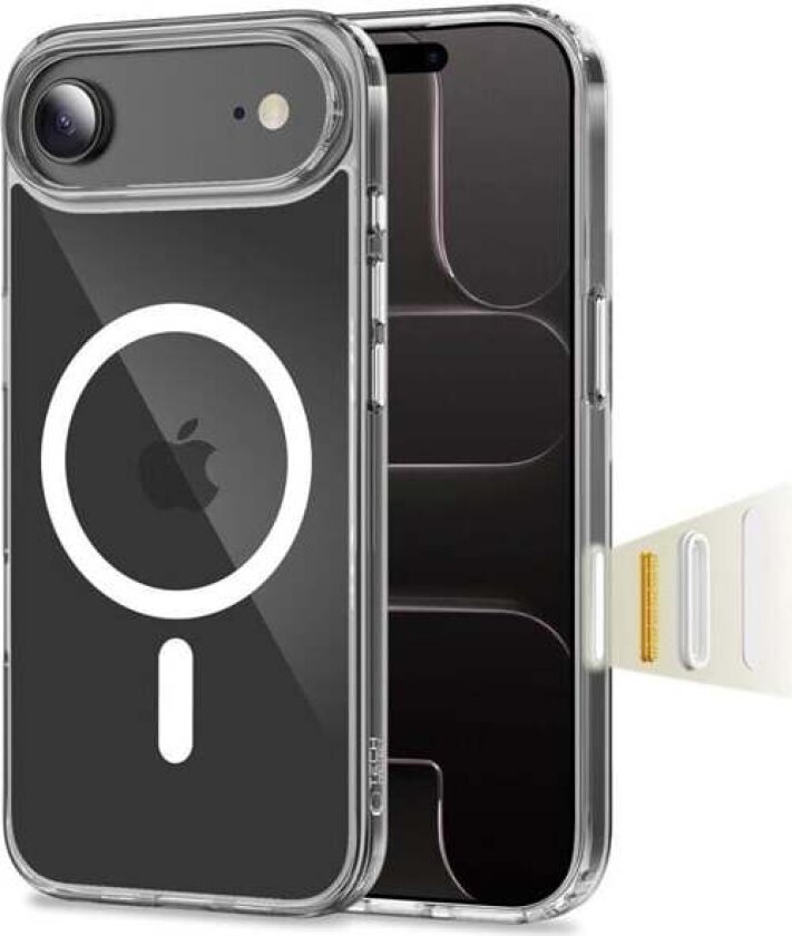 Flexair Hybrid CC MagSafe Case for iPhone Air - Transparent