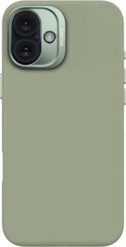 AntiMicrobial Silicone Backcover for iPhone 16 Plus Jade Green