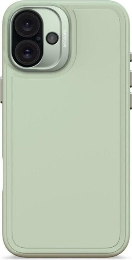 AntiMicrobial Silicone StacksBackcover for iPhone 16 Plus Mint Green (Li