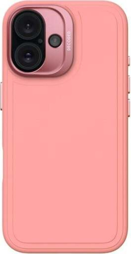 AntiMicrobial Silicone StacksBackcover for iPhone 16 Bubble Gum (Pink)