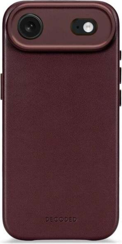 Leather Backcover for iPhone 17 Air - Dark Ruby