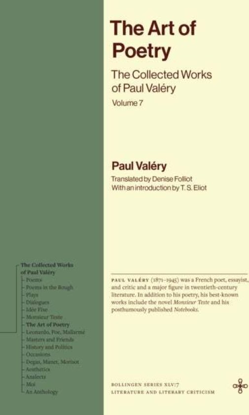 The Art of Poetry av Paul Valery