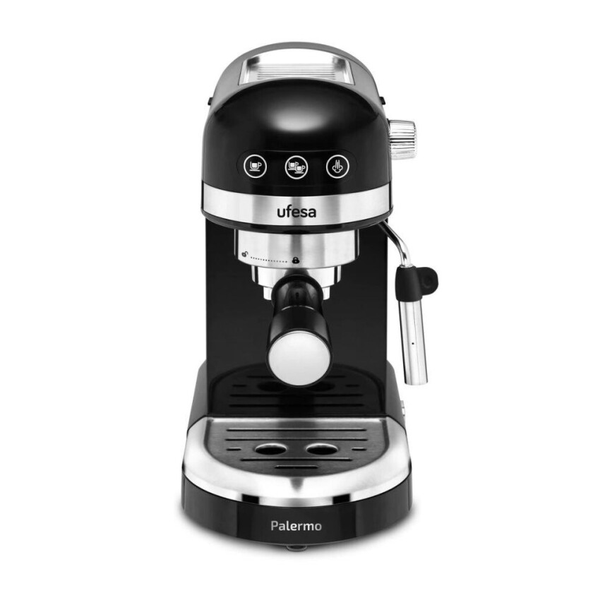 Manuell espressomaskin UFESA PALERMO NEGRA 1,4 L 1350 W Svart