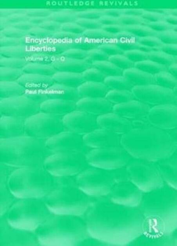Bilde av Routledge Revivals: Encyclopedia of American Civil Liberties (2006)