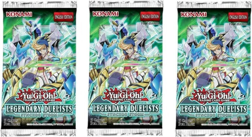 Yu-Gi-Oh! - Legendary Duelists Synchro Storm Booster Pack 3-Pack