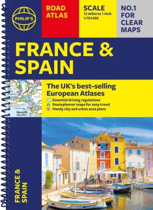 Philip's France and Spain Road Atlas av Philip's Maps