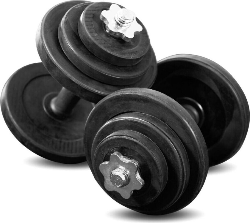 Manualer 2x10kg Støpejern Trekkrunner