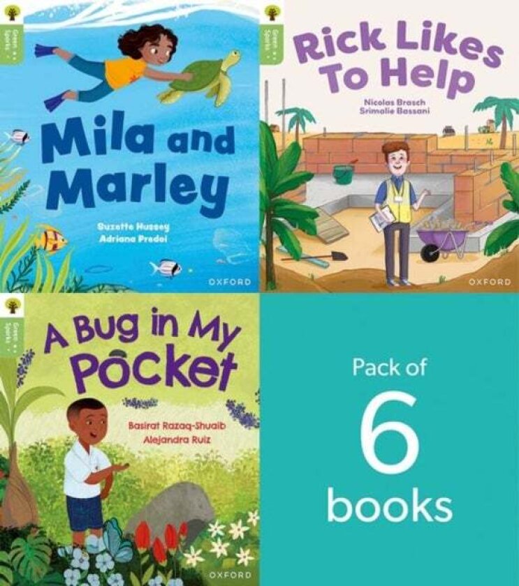 Oxford Reading Tree Green Sparks: Level 5 LEVEL 5 PACK of 6 av Bassani, Ruiz, Razaq-Shuaib, Predoi, Myrick, Kondo, Hussey, Hunt, Freer, Brasch