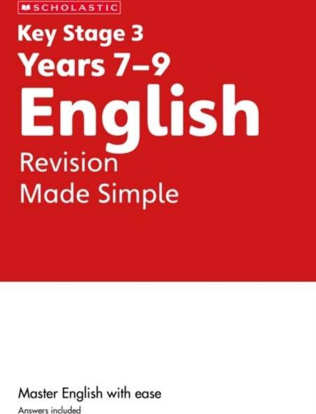 KS3 English Revision Made Simple Years 7-9 av Cindy Torn