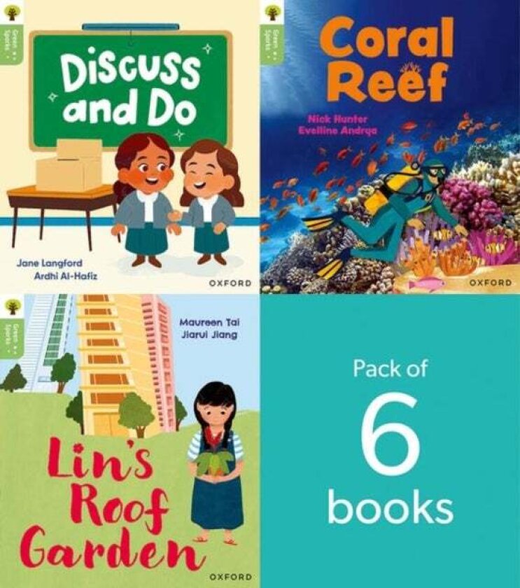 Oxford Reading Tree Green Sparks: Level 4 LEVEL 4 PACK of 6 av Ali, Williams, Tai, Marks, Lopez, Langford, Hunter, Hunt, Clarke, Andrya